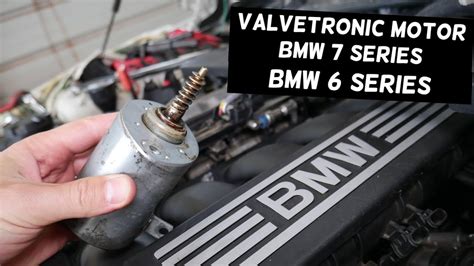 BMW E63 E64 E65 E66 VALVETRONIC MOTOR REPLACEMENT REMOVAL LOCATION