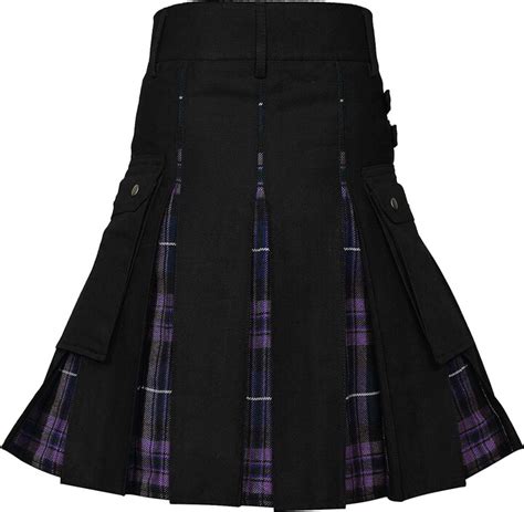 Milax Military Wedding Utility Kilts Leather Straps Kilts Traditional