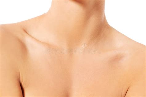 Close Up Of Female Neck And Shoulder Stock Image Image Of Adult Hair