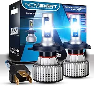 Novsight H4 9003 HB2 Hi Lo Dual Beam LED Headlight Kits Pack Of 2