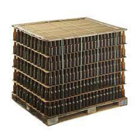 Pallet Of Oz Bottle Bulk With Boxes And Dividers Bottles