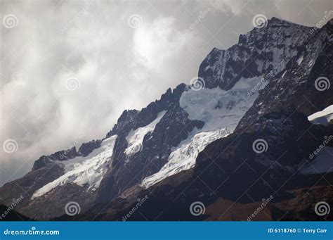 andes mountains  stock photo image  nature snow scenic