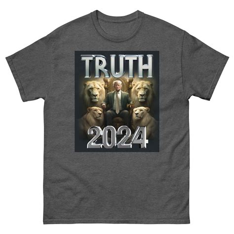 Donald Trump T Shirt Election 2024 4 Lions Truth New L Xl Xxl Xxxl Ebay