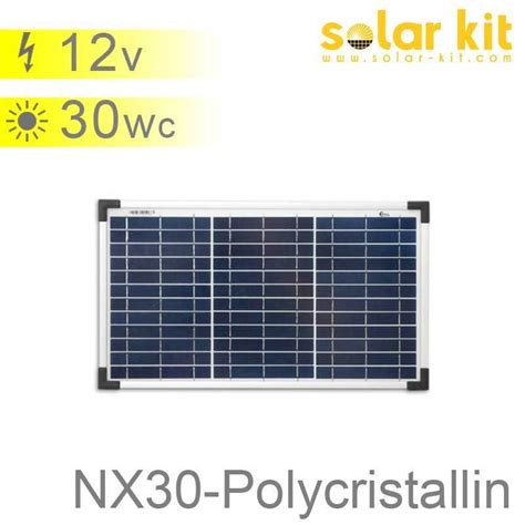 Panneau Solaire Wc V Polycristallin Nx Solar Kit