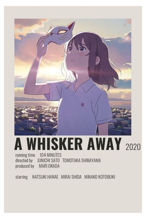 A Whisker Away Poster By Cindy Movie Poster Prints Aesthetic