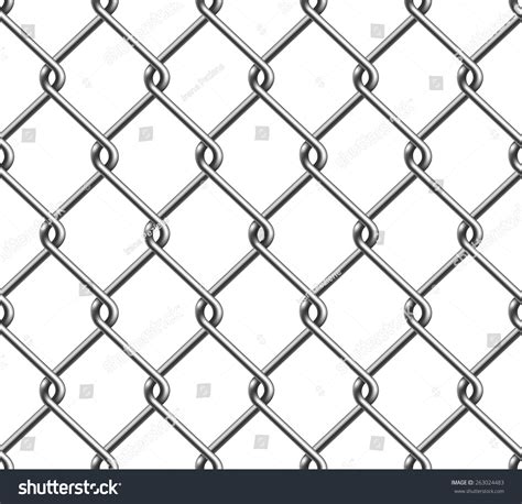 Seamless Chain Fence Pattern Stock Vector (Royalty Free) 263024483 ...