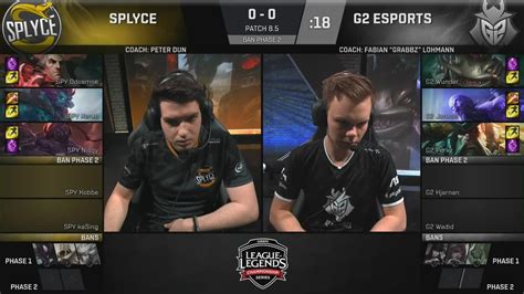 G2 Vs Splyce Semifinals Game 1 EU LCS Spring Playoffs 2018 1080p CDA