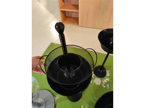 Servofumo Ashtray In Metal Black Zanotta Deesup