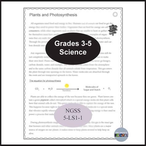 Photosynthesis Reading Comprehension Ngss Ls Made By Teachers