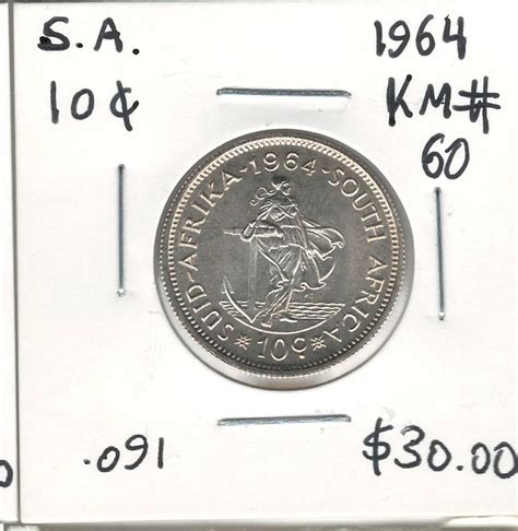 South Africa: 1964 10 Cent - London Coin Centre Inc.