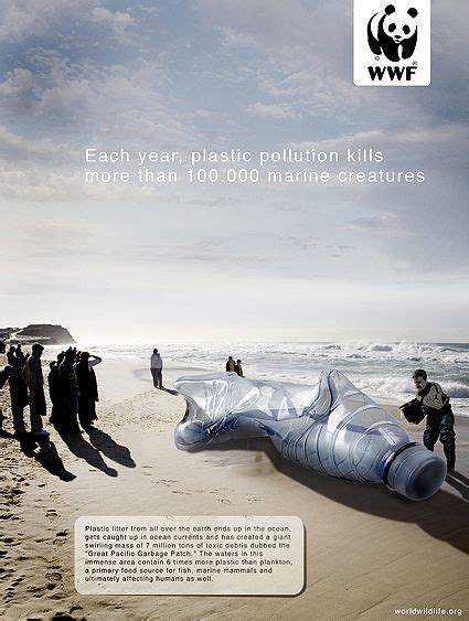 Ads Wwf On Behance Environmental Posters Pollution Wwf