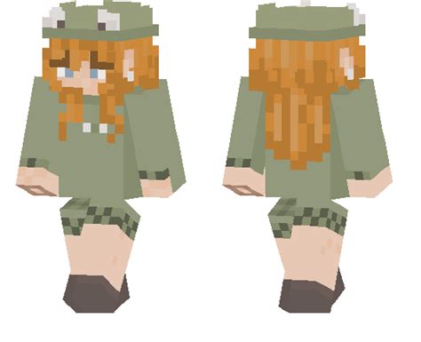 Frog Girl | Minecraft PE Skins