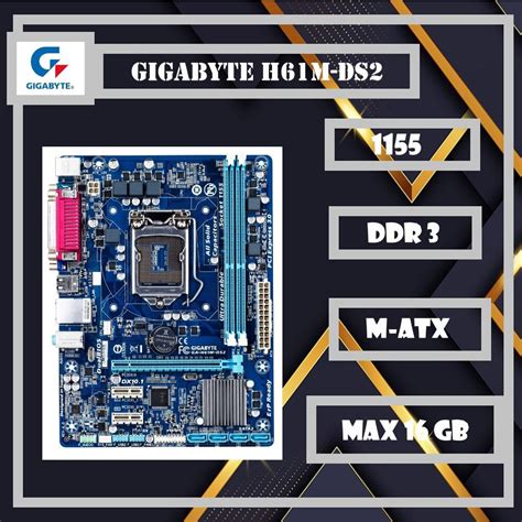 Gigabyte Ga H M Ds Ddr Gen Lazada Co Th