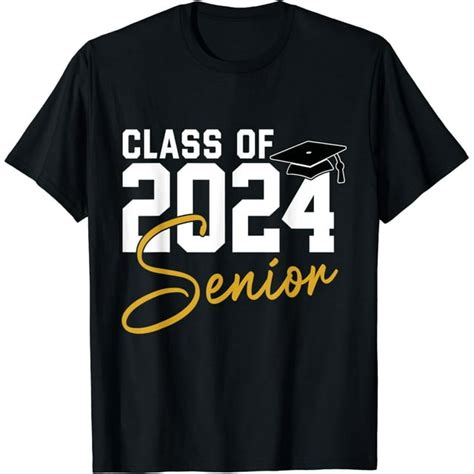 Senior 2024 Class of 2024 Seniors Graduation 2024 Senior 24 T-Shirt - Walmart.com