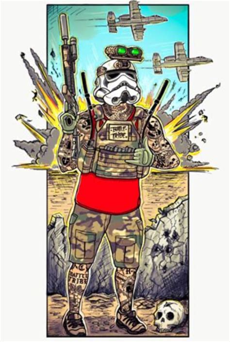 Cleared Hot Trooper Battle Tribe Star Wars Awesome Military