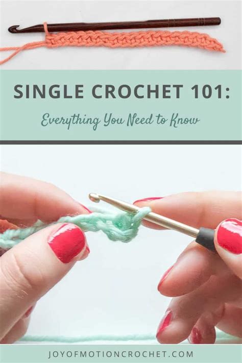 How to Single Crochet Stitch 101: (sc) - Easy For Beginners