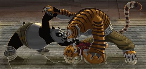 Love Tigress And Po Duelo By Rocio On Deviantart Kung Fu Panda Pinterest