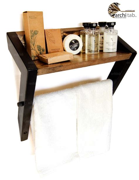 Wooden Towel Rack Wich You Can Use For Bath and Kitchen - Architab