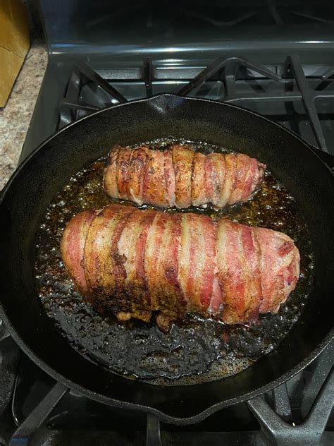 I Made Bacon Wrapped Beef Tenderloin Today And It Was Delicious