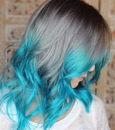 Why We Love Turquoise Ombre Hair Color Hairstylecamp