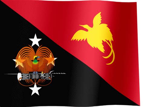 Papua New Guinea Flag GIF | All Waving Flags