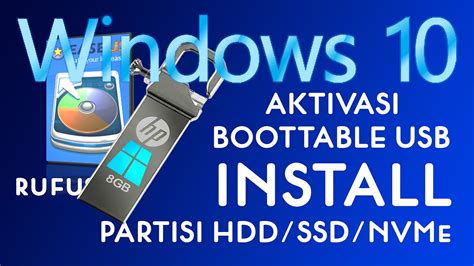 Cara Install Windows Pro Installer Partisi Hdd Ssd Tanpa