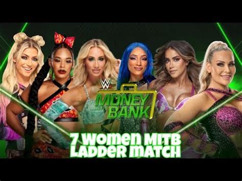 Wwe K Women Mitb Ladder Match Mitb Youtube