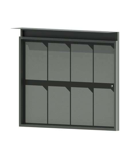 Информационный щит с дверцей