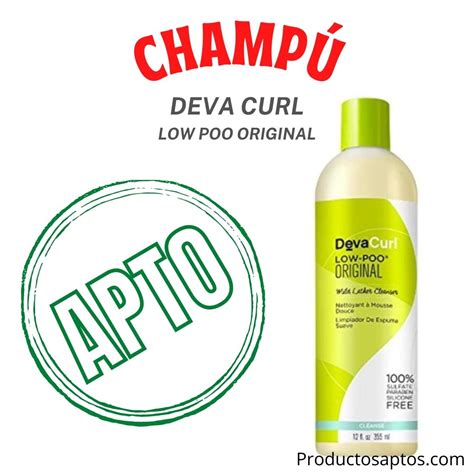 Champ Low Poo Original Deva Curl Productos Aptos M Todo Curly Girl