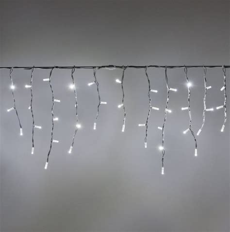 Guirlande Stalactite M H Cm Led Blanc Froid C Ble Blanc V