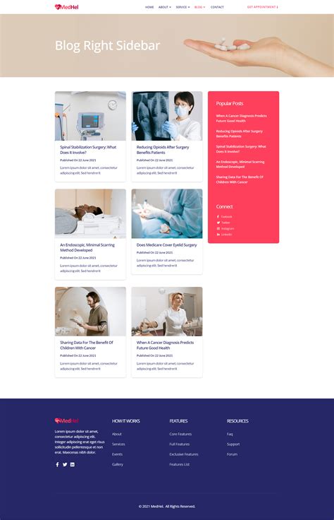 Medhel Health Medical Joomla Template Frtheme