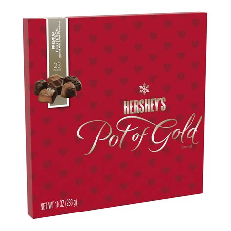 Hersheys Pot Of Gold Premium Chocolate Collection Assorted Caramel