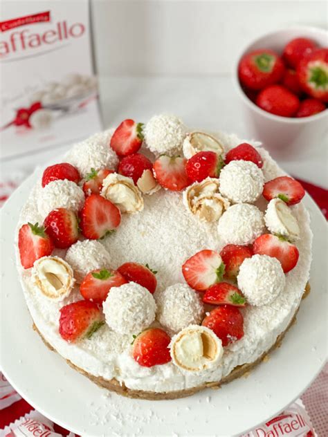 Kokos Cheesecake Met Raffaello Recept Betty S Kitchen