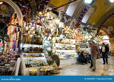 ISTANBUL, November 22: People Shopping In The Grand Bazar In Istanbul, Turkey Editorial ...