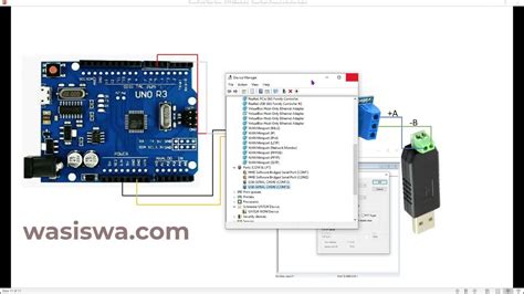 Komunikasi Modbus Master Arduino Dengan Modbus Slave Menggunakan Protokol Modbus Rtu Rs485 Youtube