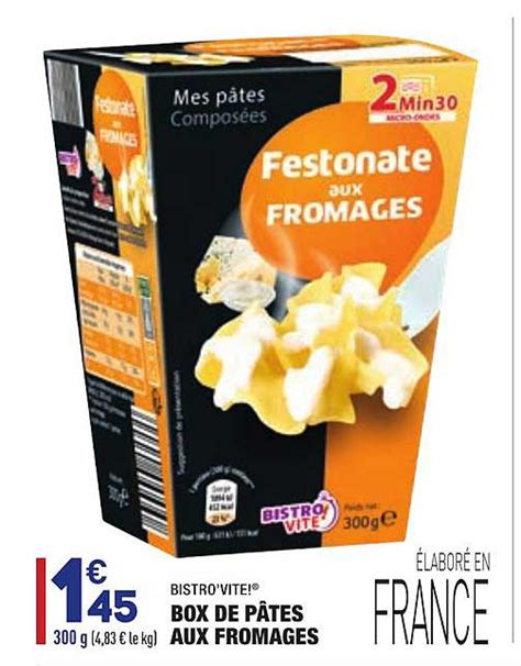 Promo Box De P Tes Aux Fromages Bistro Vite Chez Aldi Icatalogue Fr