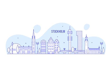 Stockholm skyline, Sweden by gropgrop on Envato Elements