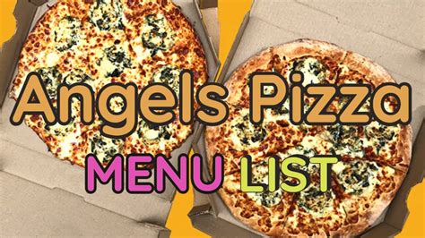 Angels Pizza Prices [philippines Restaurant Menu] Youtube