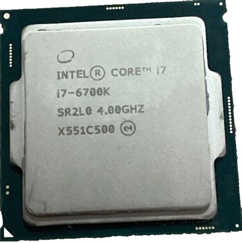 Intel Core I7 6700k 400ghz Quad Core 8mb Lga 1151socket H4 Cpu Processor Sr2l0 Ebay