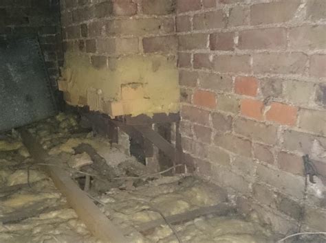 Chimney Breast Removal How To Fit Gallows Brackets In Off