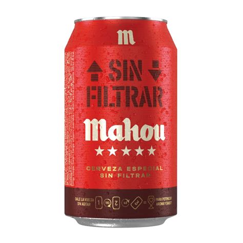 CERV MAHOU S FILTRAR LATA 33CL Supermercados Ruiz Galan