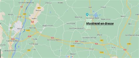 Où se trouve Montrevel en Bresse Où se situe Montrevel en Bresse