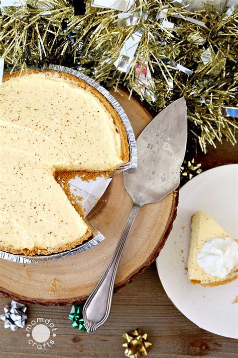 No Bake EGGNOG Cheesecake Recipe Perfect For Entertaining MomDot