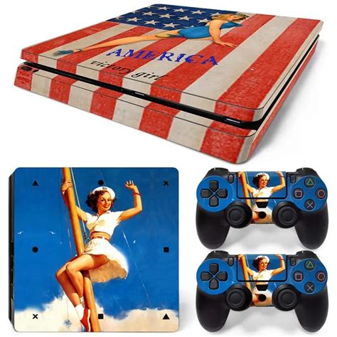 Buy Hot Sexy Girls Design Stickers For Ps4 Slim Skin Stickers Cover Protector