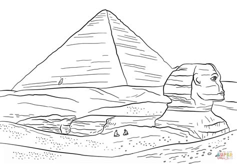 Sphinx Coloring Page