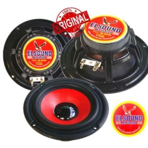 Jual SPEAKER ELSOUND 5 INCH 80WATT MKR WOOFER Shopee Indonesia