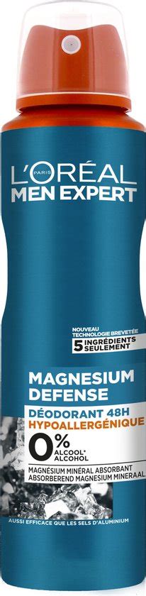 L Or Al Paris Men Expert Magnesium Defense Deodorant H Ml