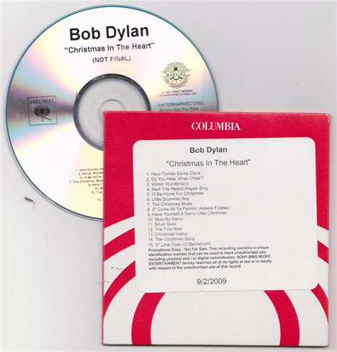 Bob Dylan – Christmas In The Heart (2009, CD) - Discogs