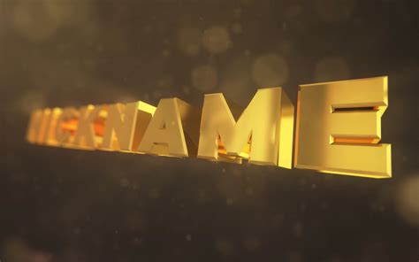 Gold 3d Title Intro Mogrt 296708 Templatemonster