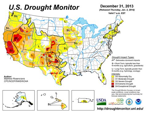 United States Drought Map